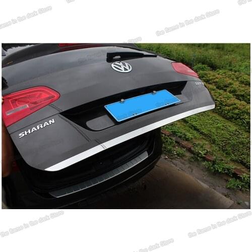 Auto styling car taildoor edge trim for volkswagen sharan 2011 2012 2013 2014 2015 2016 2017 2018 seat Alhambra 2019 mk2