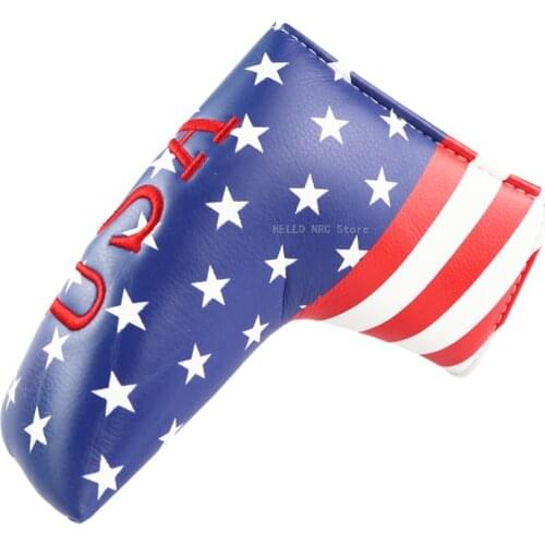 Golf head covers Blade putter Accessories Thick PU USA Velcro Closure Two color