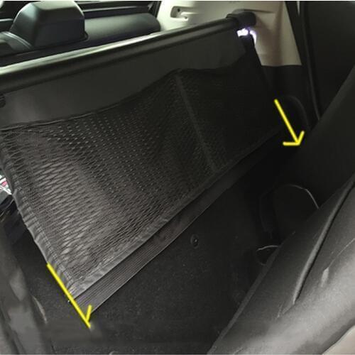 For Smart 453 fortwo forfour Car Rear Trunk Privacy Curtain Extension Velcro Paste Sticker Interior Accessories Stowing Tyding