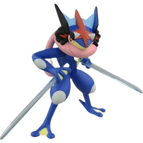 TAKARA TOMY Genuine Pokemon Anime Figures ESP Series Greninja Action Figure Collections Model Toys Gifts For Children