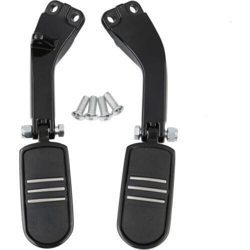 Motorcycle Rear Passenger Foot Peg Support Mounting For Harley Dyna Fat Bob Low Rider Wide Glide 2008-2017