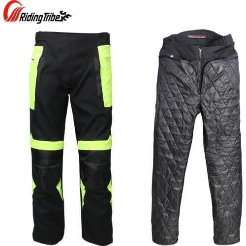 Motorcycle Winter Pants men warm protectors Trousers windproof Motorbike Motocross Breathable Motos Protection Riding Pants