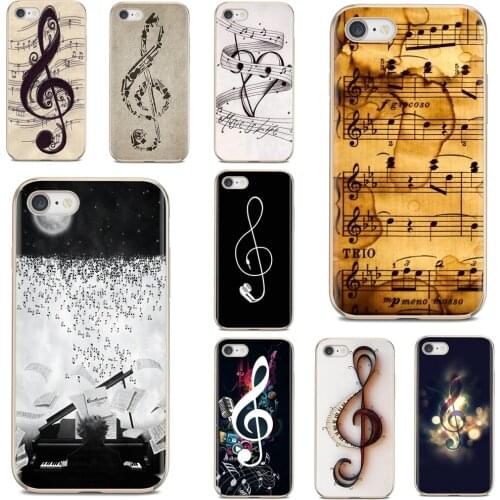 Soft Case For iPhone iPod Touch 11 12 Pro 4 4S 5 5S SE 5C 6 6S 7 8 X XR XS Plus Max 2020 Musical Notes Violin Classical Music