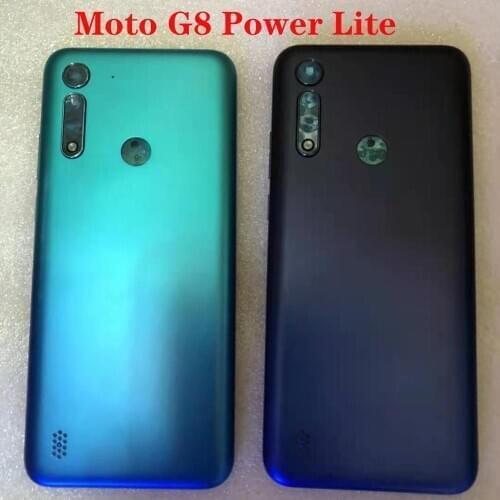 New original battery cover door housing case front panel housing for Motorola Moto G8 Power Lite battery cover