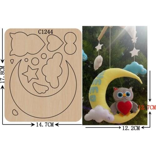 New Owl Wooden die Scrapbooking C-1244 Cutting Dies Multiple sizes