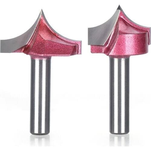 Trim Corner Point-cut Round Cove Box Bits 6mm Shank Router Bits CNC Tungsten steel Router Bits for wood