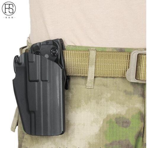 Hunting Airsoftsport Tactical Pistol Hand Gun Holster Paintball Shooting Belt Waist Holster Universal Can Fit For More Gun Type