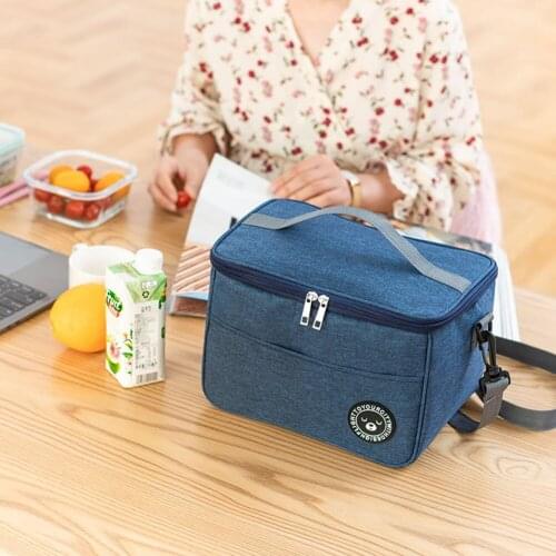 Portable Lunch Insulation Bag Waterproof Folding Food Cooler Ice Pack Thermal Bags Drink Carrier for Outdoor Camping Picnic HOT