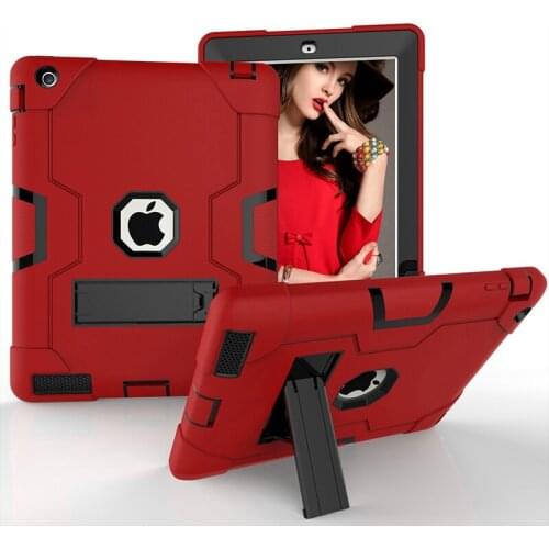 Rugged Silicone Shockproof Kids Safe Case with Kickstand for Apple iPad Mini 4 A1550 A1538 Tablet PC Cover+Stylus