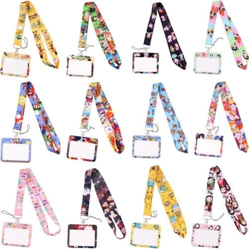 ER1285 Cartoon Alpaca Lanyard For Key Neck Strap Lanyard Card ID Badge Holder Key Chain Key Holder Hang Rope Key Rings Kids Gift