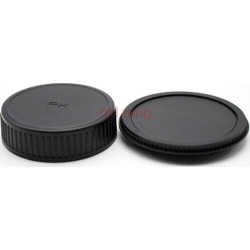 2pcs Rear Lens Cap/Cover+Camera Body Cap protector for PENTAX DSLR PK K KR KS K-1 K-S2 K-S1 K10D K20D K7 K5 k30 k50 k70 Kr Km Kx