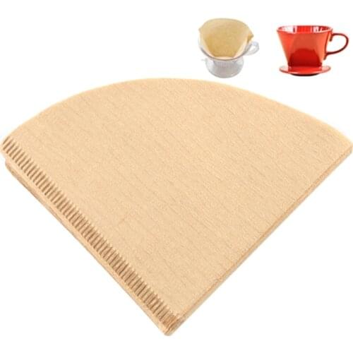 1 set(40 pcs)"V" Shape Coffee Cup Filter Paper Espresso Machine Mocha Pot Strainer Sheet Keurig K-cups Coffee Filter