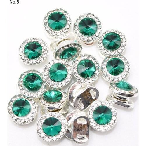 1pcs Diamonds Nail Rotatable Alloy Round Charms For Green/Red/Crystal Nail Art Nail Diamonds 3d Charms Diamond Nails Art Charms