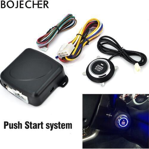 10pcs/lot via DHL Auto Car one start stop button Push Start Engine Ignition Starter Keyless Entry car kit