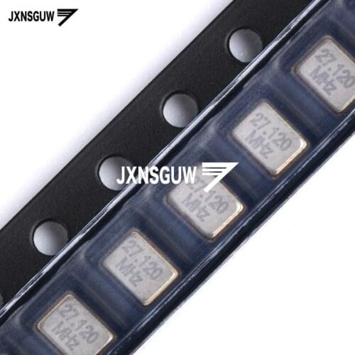 10PCS SMD passive crystal oscillator 3225 27.12MHz 10PPM 10PF 3.2*2.5mm 4 foot resonator