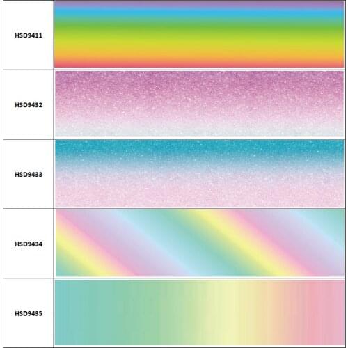 10yard New Arrival Colorful Rainbow Carton Printed Grosgrain Ribbon Accessory Hairbow Headwear Decoration DIY OEM 38MM 75MM