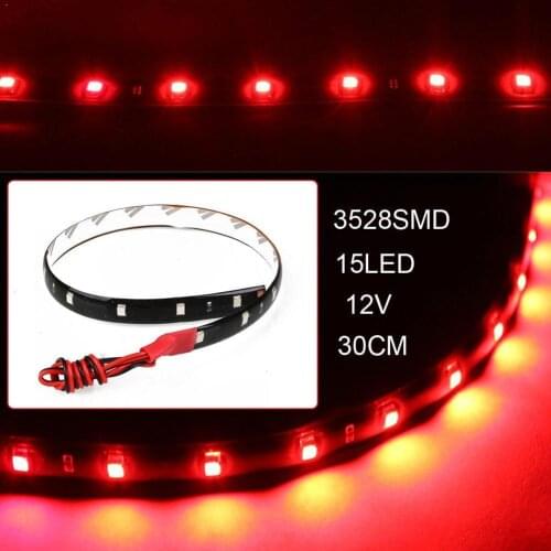 12V Car Interior Led Strip Running Color 4 Car Light Waterproof Lights Flexible