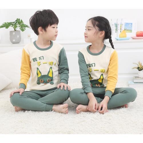 2020 Kids Cartoon Pajamas Children Sleepwear Baby Pajamas Set Boys Girls Halloween Pyjamas Pijamas Cotton Nightwear Kids Clothes