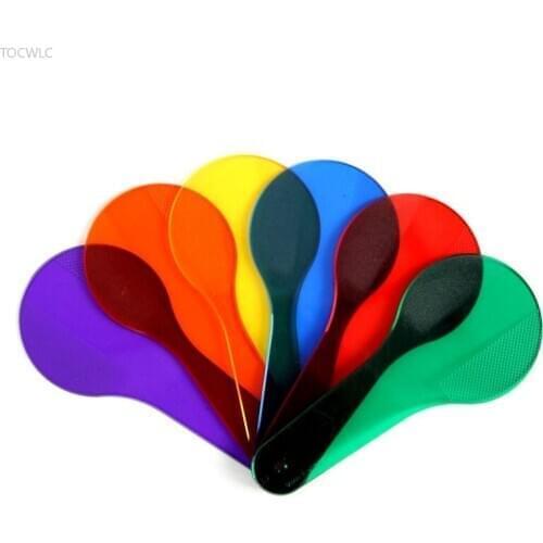 6pcs Six Color Baby Toys Tablets Children Learn Early Color Toys 6 Pieces Kindergarten Montessori Educational Teaching Aids Gift