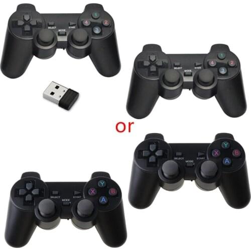 68UB USB Wireless Double Handle Game Controller Joystick Vibration Gamepad for PC