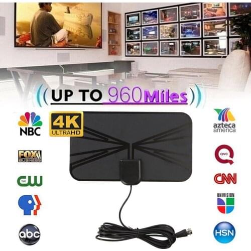 960 Mile Range Antenna TV Digital 1080P Skywire Antena Digital Indoor 4K TV
