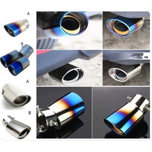 Auto parts tail throat exhaust pipe decoration modified muffler for Kia Rio Picanto Niro Forte Ceed Stonic Stinger