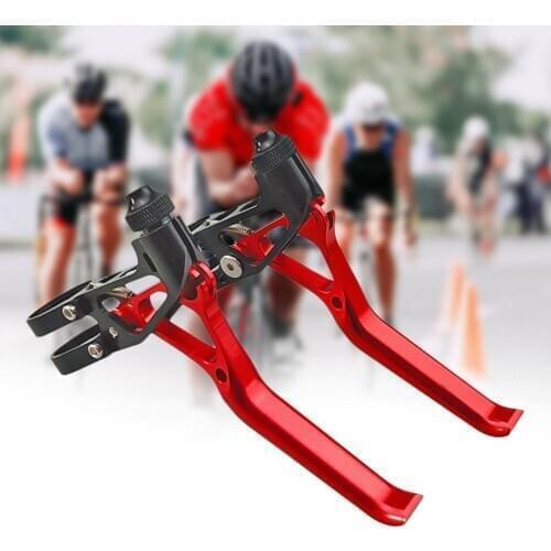1 Pair CNC Aluminum Alloy MTB Mountain Bike Folding Road Small Bicycle Ultra Light V Brake Hand Levers Mountain Bike Accessories