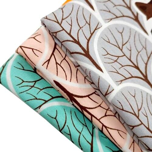 Body-Friendly Pure Cotton Twill Patchwork Sewing Fabric Various Sizes 100% Breathable Cotton Material Cloth For Home Decoration