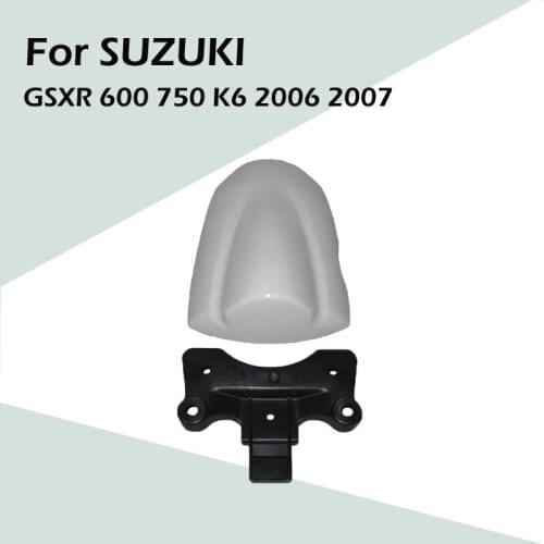 For SUZUKI GSXR 600 750 K6 2006 2007 Motorcycle Accessories Rear Tail Upper Covers ABS Injection Fairing
