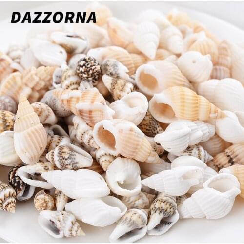 Cute Small Conch Beads 20/40/60/80g 3 Color Natural Sea Snail Shell Beads With Holes For Jewelry Making DIY Bracelet Necklace