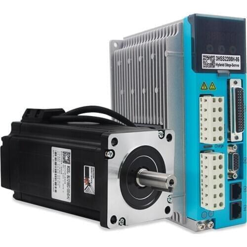 NEMA34 12NM JMC 3phase 86 Closed Loop Stepper Motor Display Panel Driver CNC Kit 86J12156EC-1000+3HSS2208H