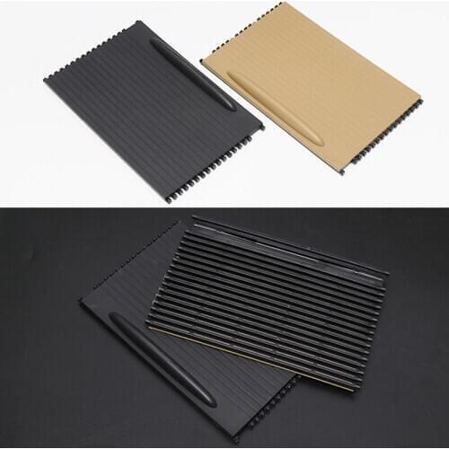 New Car Inner Centre Console Slide Roller Blind Cover For Porsche Cayenne 2003-2010 Car Water Cup Holder Storage Accessories