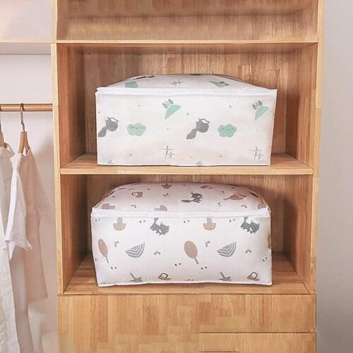 New Quilt Pillow Blanket Organizer Foldable Storage Bag Clothes Blanket Quilt Closet Organize Clothing Sorting Bag Dropshipping