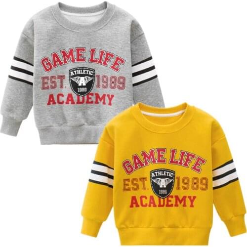 Autunm winter Childrens Sweater Clothing boy Printed Hoodie Clothes Baby Boys Sweatshirt Long Sleeved Clothes Tops