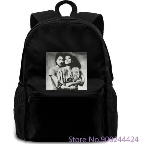 Vintage Diana Ross and Michael Jackson Retro Size M L XL 2XL Print Casual Men Brand backpack