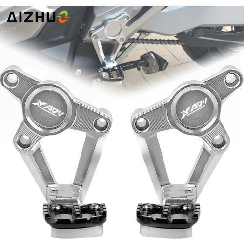 For HONDA X ADV XADV X-ADV 750 2017 2018 Folding Rear Foot Pegs Footrest Passenger Rear foot Set Motorcycle Accessories