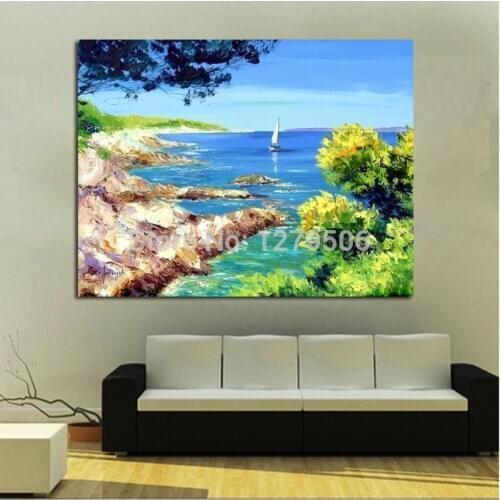 Modern Pure Handmade Abstract Fashion Art Charming Bay Art Oil Painting On Canvas Animal Paintings For Living Room Decor