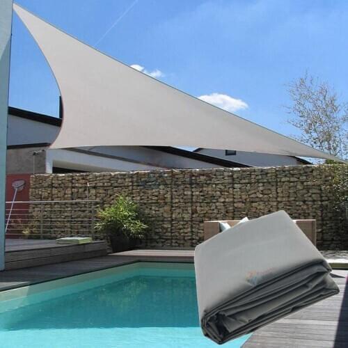 Tewango 2MX2MX2M Triangle Sunshade Sail Polyester Waterproof Anti-uv Anwings Outdoor Courtyard Garden Swimming Pool Shading Net