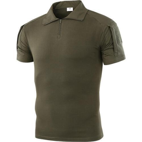 Outdoor Hiking T-shirts Camouflage Military Tactical Combat Short Sleeve Hunting Army T-shirts Breathable Fishing Shirts