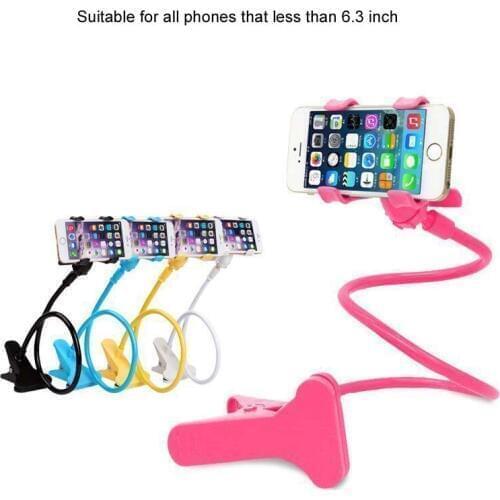 Universal flexible Arm Lazy Phone Holder Bed Gooseneck Cellphone Stand Desk Stents Table Clip Bracket for iphone samsung