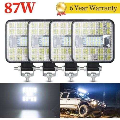 Xinfok Bar/Work Light 87W Mini LED Bar OffRoad For Truck 4x4 Tractor SUV Boat 12V 24V Combo LED Work Light Bar Fog Light
