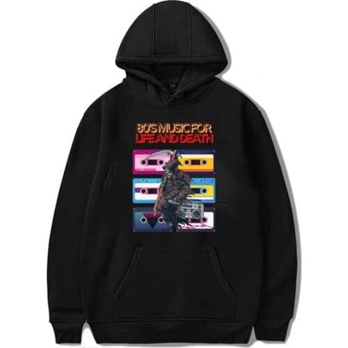 Women Grim Reaper hooded Cartoons Anime harajuku hoodie Sweater fashion Autumn Long Sleeve Oversized Sweatshirts