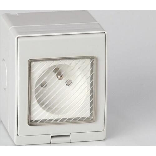 2PCS French Industry Safety Outlet 16A 250V IP55 NF Certification European Waterproof Dust-proof Power Connector Socket