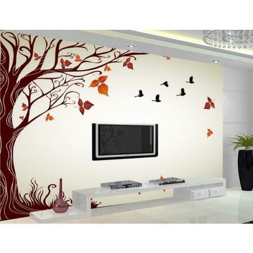 Custom childrens wallpaper,Abstract tree bird,3D modern murals for the living room dining room childrens room wall wallpaper
