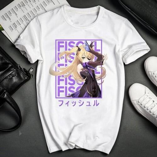 Woman Tshirts Tops New Game Genshin Impact Printed Plus Size S-5xl Cotton Femme T-shirts Janpanese Style Anime Oversized T Shirt