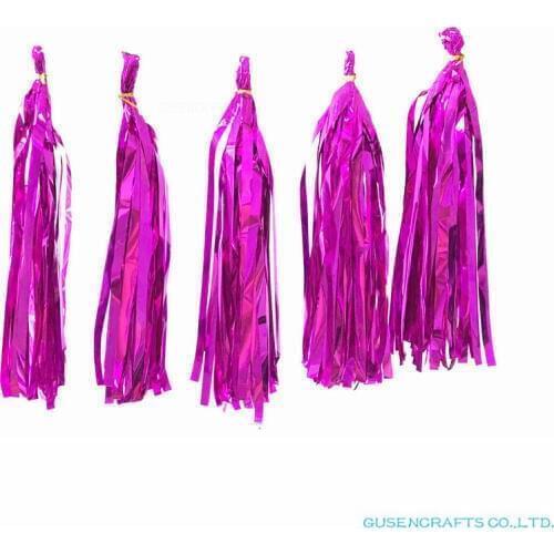 20pcs Colorful Tissue Paper Tassels Garland Banner Balloons Ribbon Kids Birthday Party Hen Party Decor Wedding Decor