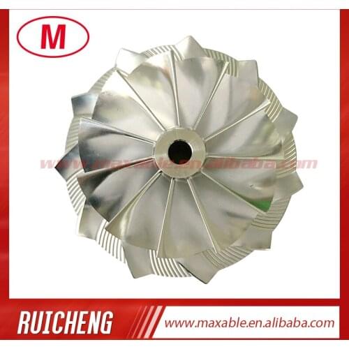 HX40 62.45/85.98mm 11+0 blades high performance turbocharger billet/milling/aluminum 2618 compressor wheel