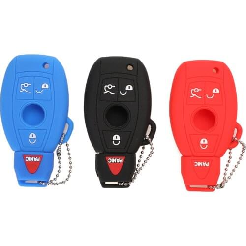 Kutery 10PCS For Mercedes Benz 2000+ NEC BGA Smart Remote Coloful Silicone Car Key Cover Case Protection Replacement