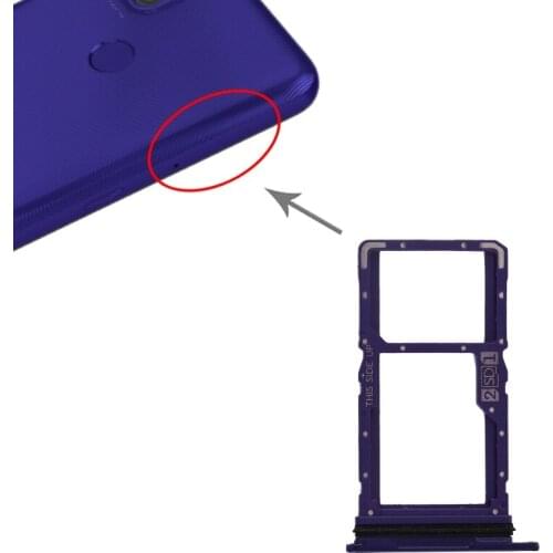 SIM Card Tray + SIM Card Tray / Micro SD Card Tray for Motorola Moto G9 Power XT2091-3