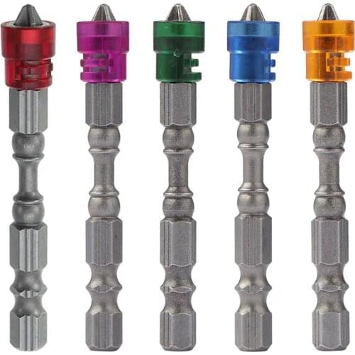 PH2 Magnetic Screwdriver Bits 1/4 inch Hex Shank Magnet Screw Driver Bit Holder Tip Screw Drill with Mode Locking Bit